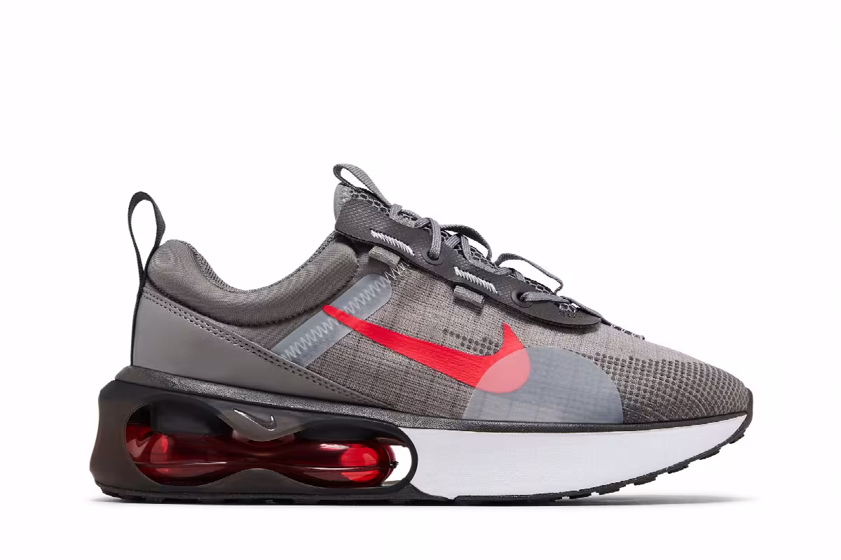 Nike Air Max 2021 GS Flat Pewter Siren Red, view 2