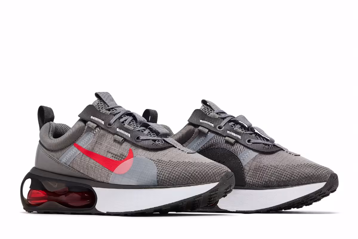 Nike Air Max 2021 GS Flat Pewter Siren Red, view 9