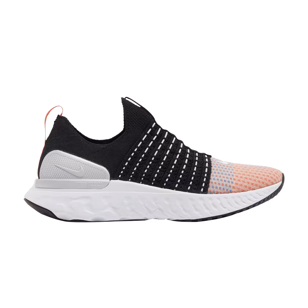 Nike React Phantom Run Flyknit 2 Black Team Orange