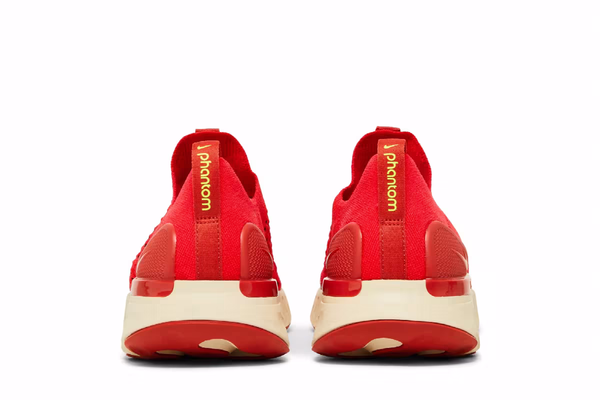 Nike React Phantom Run Flyknit 2 Siren Red, view 7