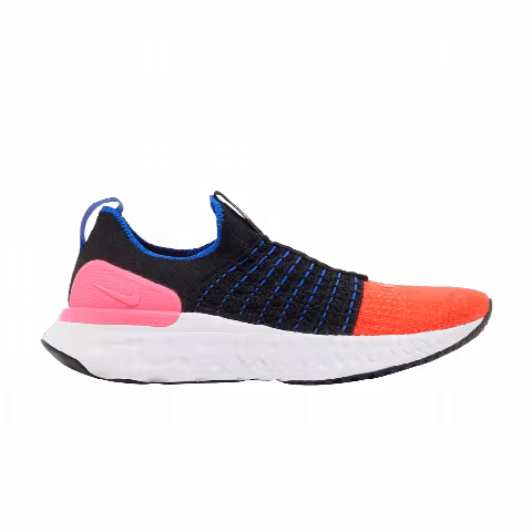 Nike Wmns React Phantom Run Flyknit 2 'Black Bright Crimson'