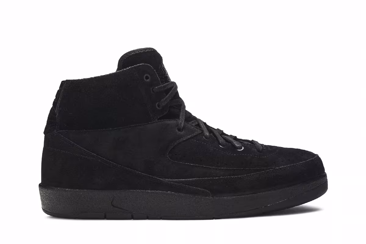 Air Jordan 2 Deconstructed Triple Black, view 2
