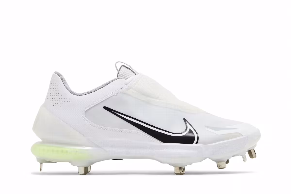 Nike Force Zoom Trout 8 Pro White Black, view 2
