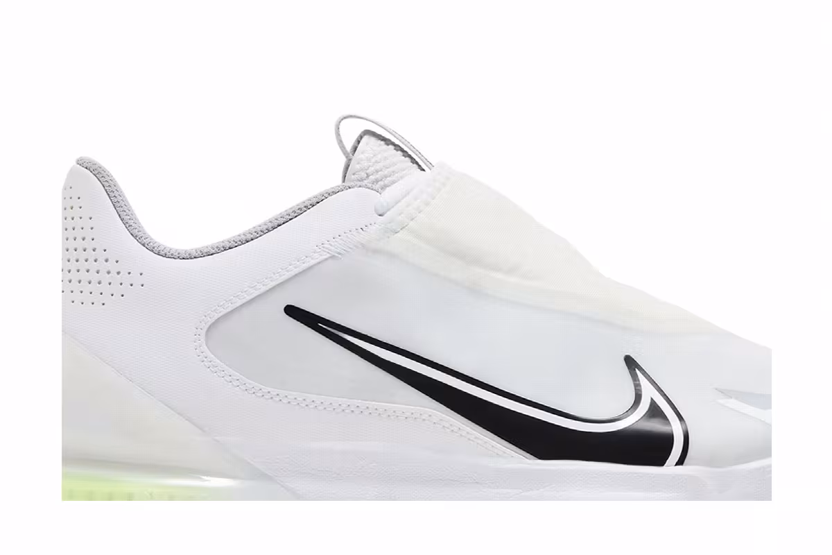Nike Force Zoom Trout 8 Pro White Black, view 3