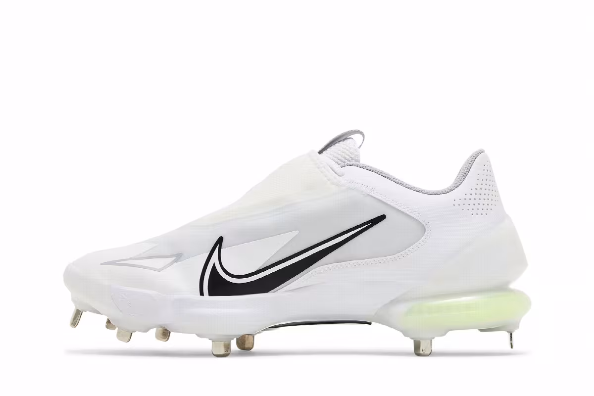Nike Force Zoom Trout 8 Pro White Black, view 4