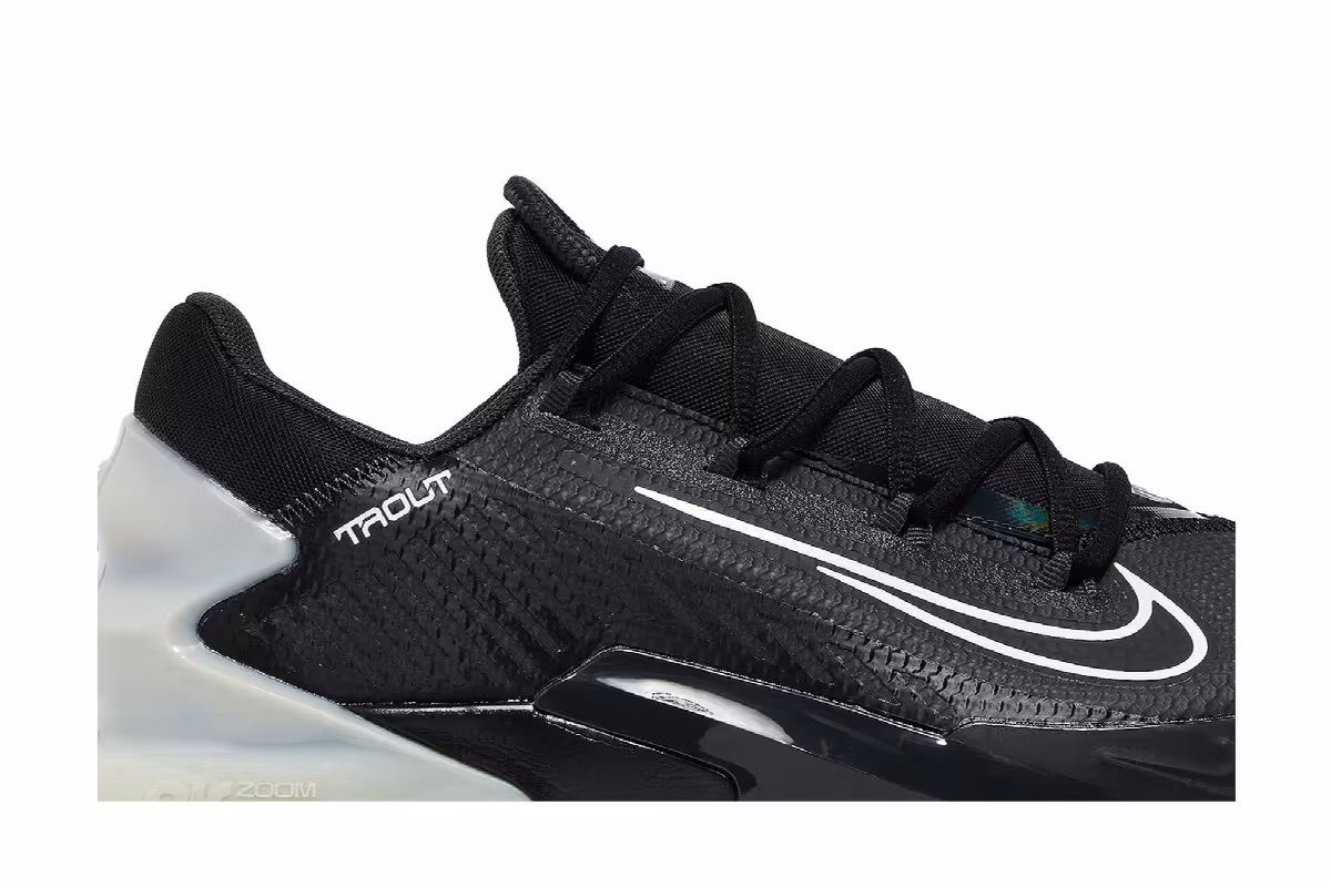 Nike Force Zoom Trout 8 TF Black Dark Smoke Grey, view 3
