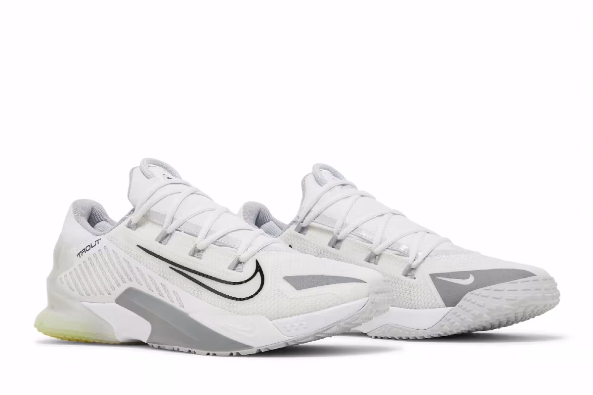 Nike Force Zoom Trout 8 TF White Wolf Grey, view 9