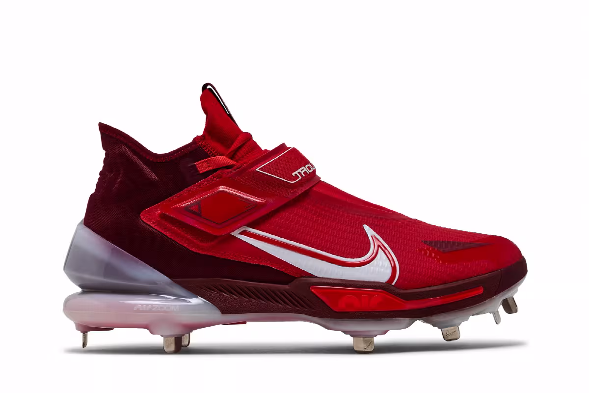 Nike Force Zoom Trout 8 Elite University Red, view 2