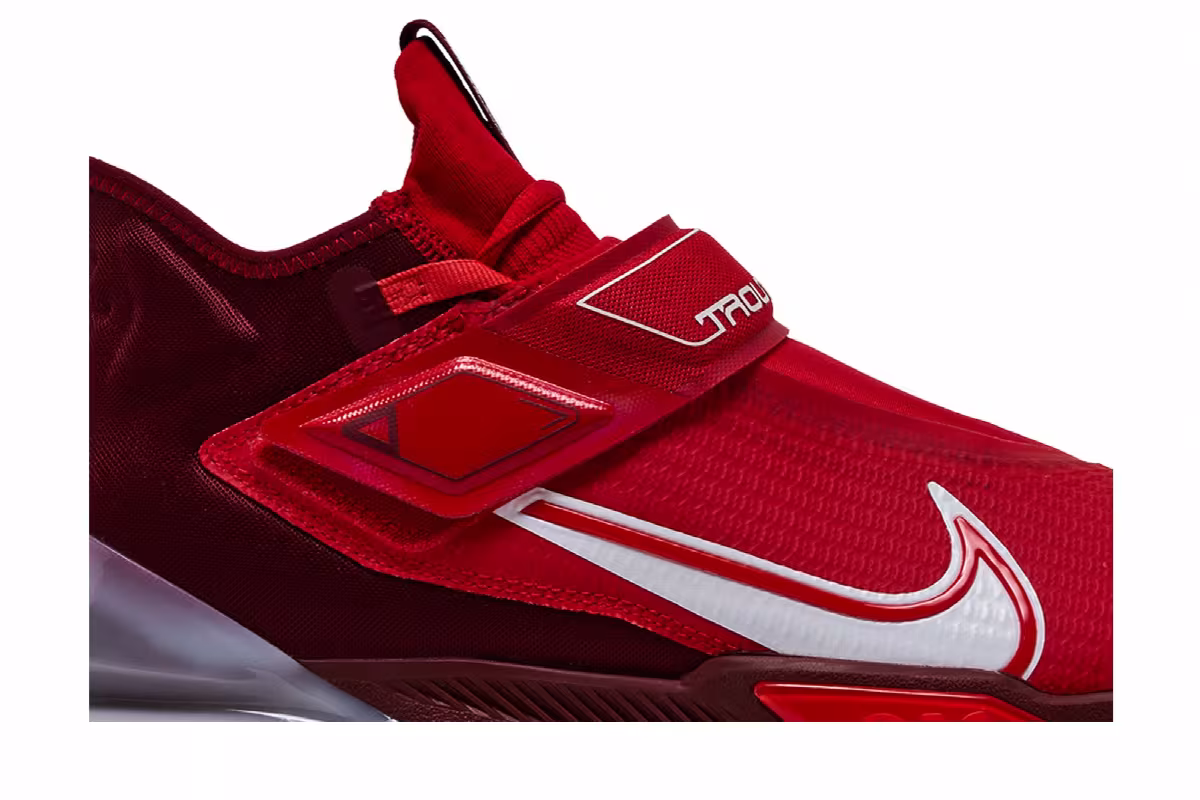 Nike Force Zoom Trout 8 Elite University Red, view 3