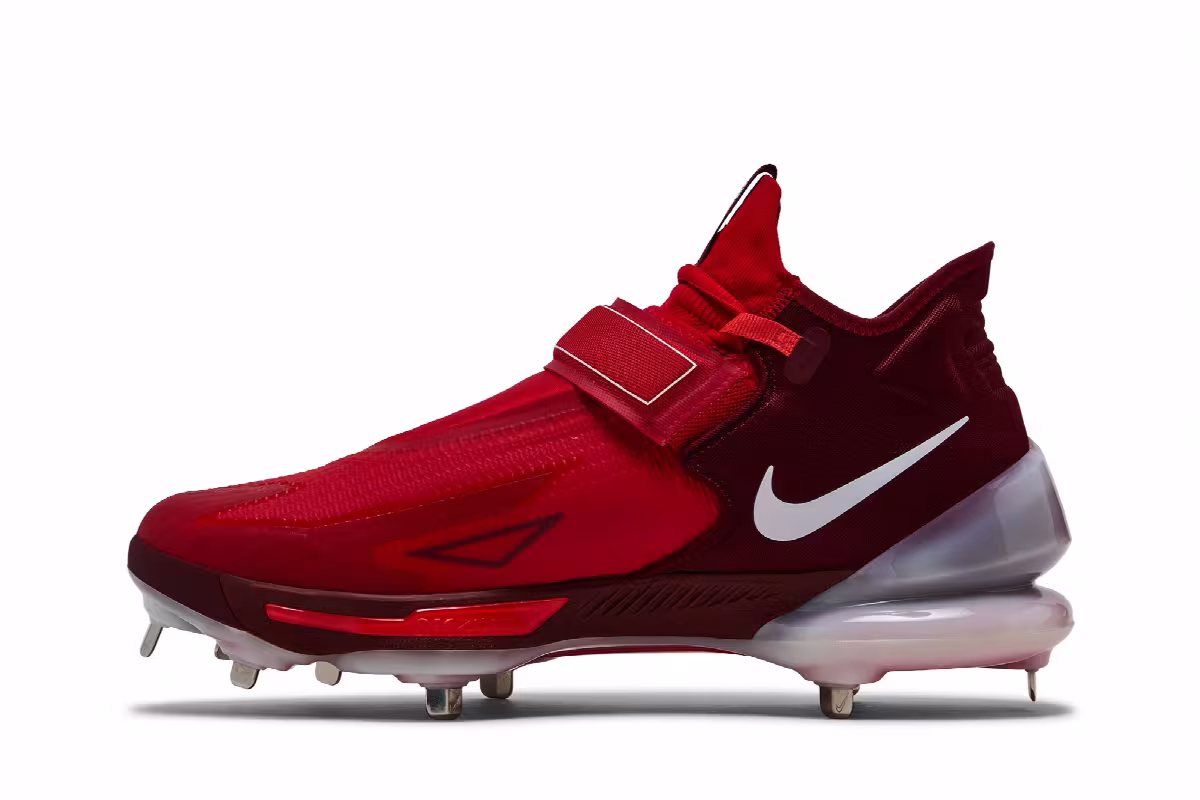 Nike Force Zoom Trout 8 Elite University Red, view 4