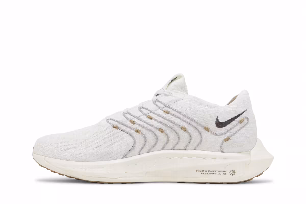 Nike Pegasus Turbo Next Nature White Light Bone, view 4
