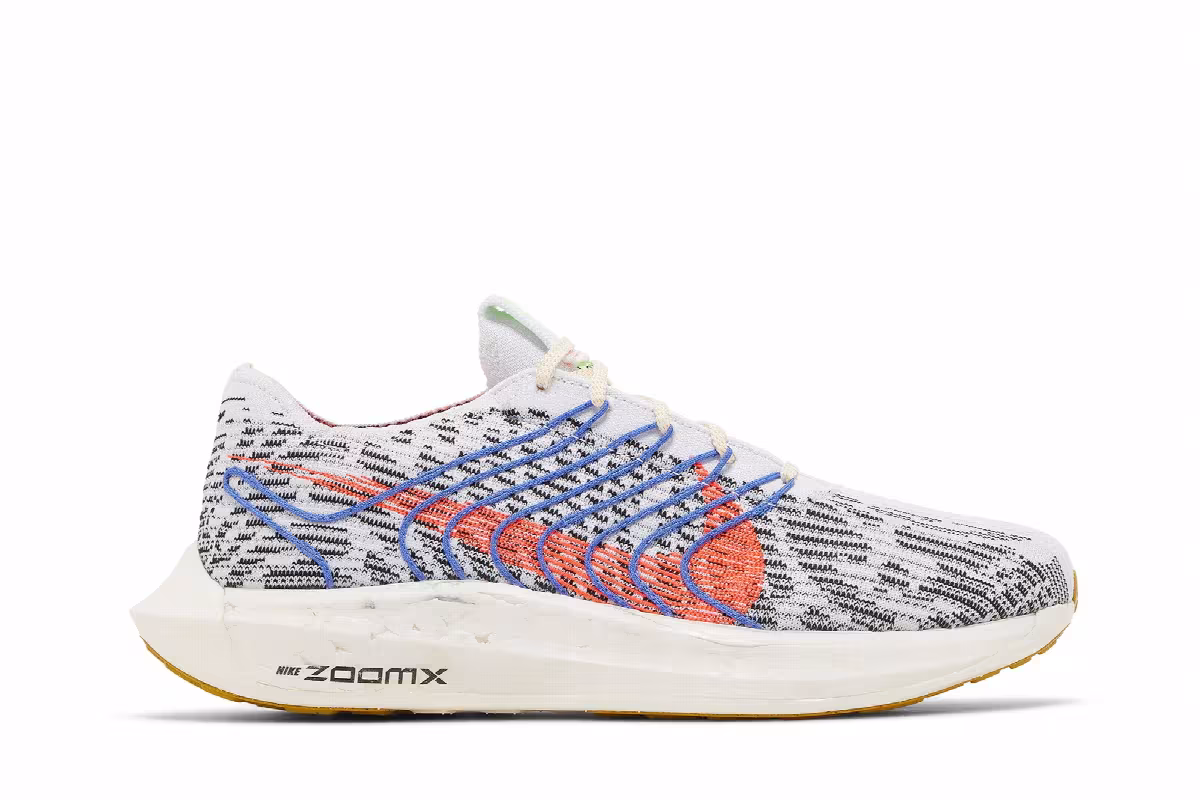 Nike Pegasus Turbo Next Nature Pure Platinum Bright Crimson, view 2