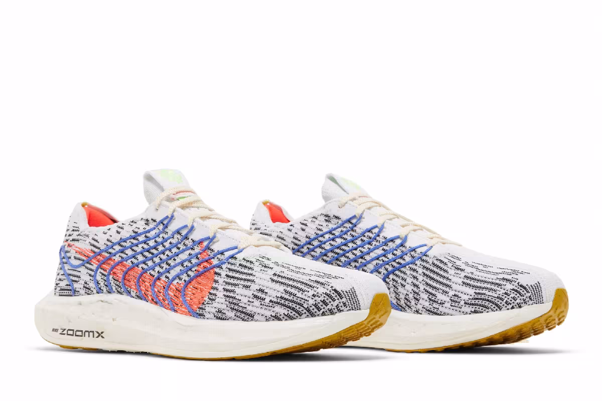 Nike Pegasus Turbo Next Nature Pure Platinum Bright Crimson, view 9