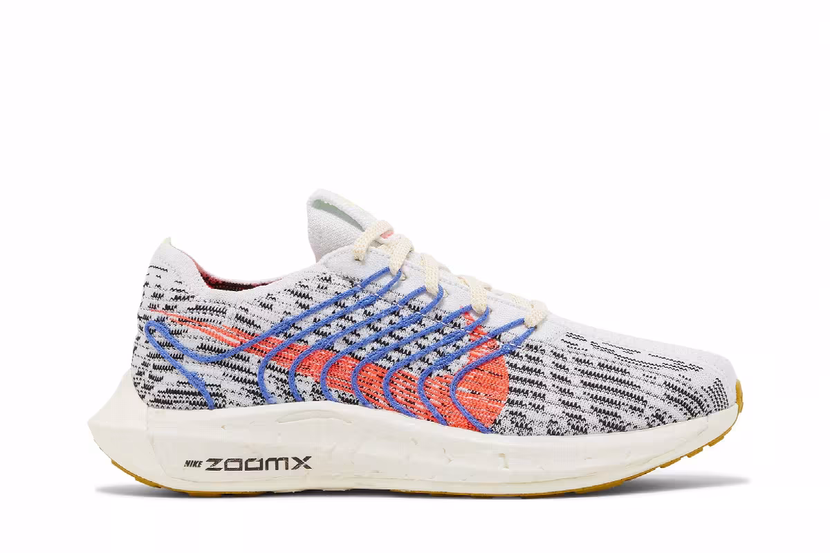 Nike Women's Pegasus Turbo Next Nature Pure Platinum Bright Crimson, view 2
