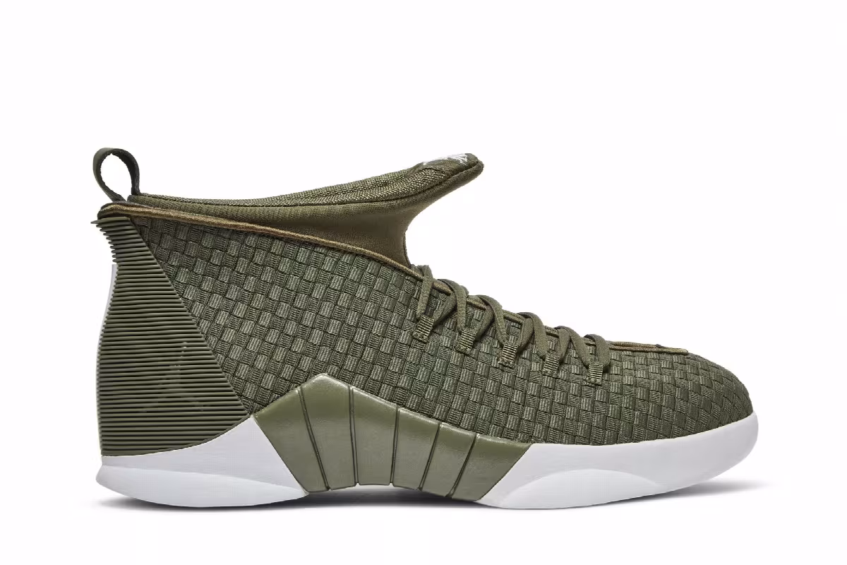PSNY x Air Jordan 15 Medium Olive, view 2