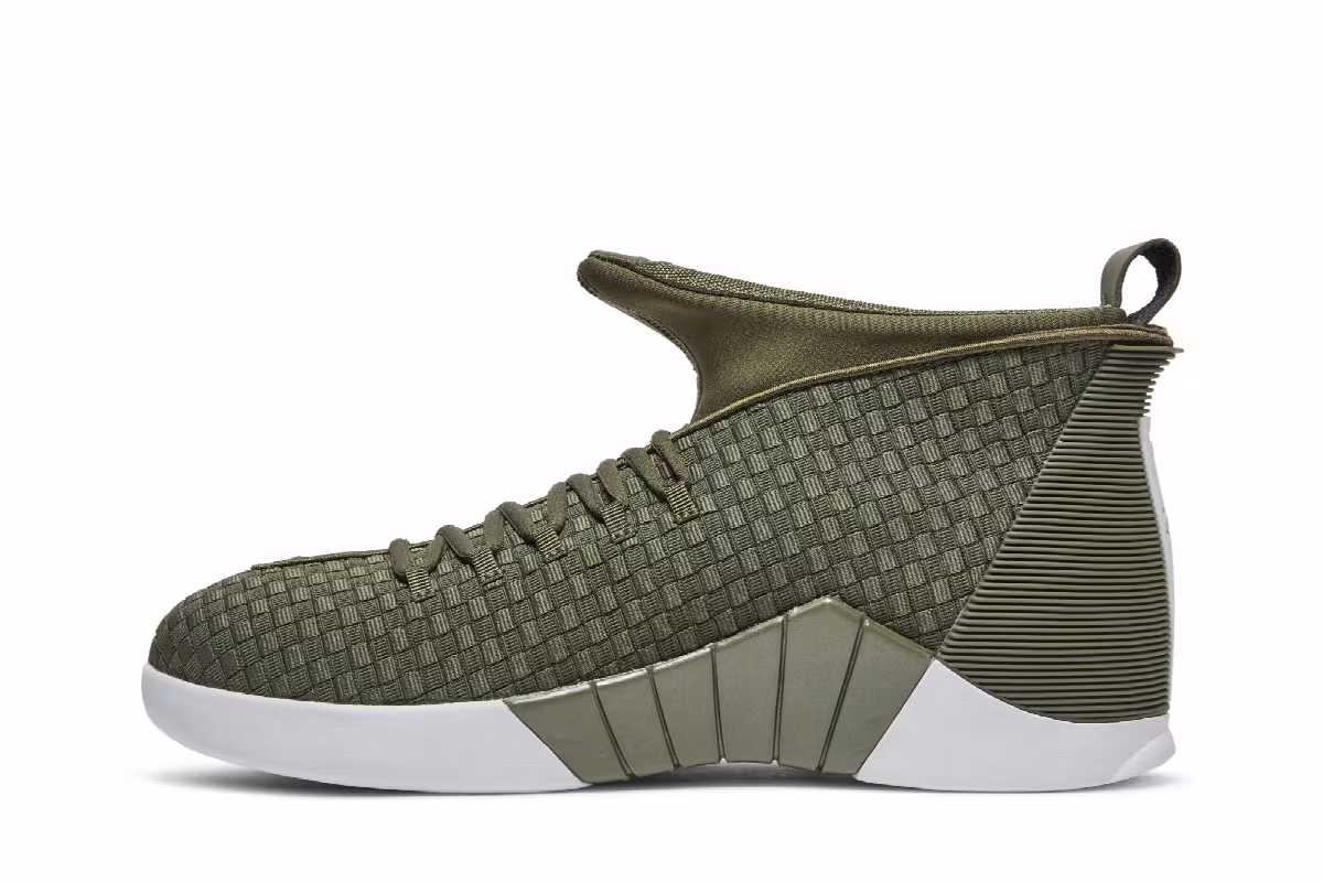 PSNY x Air Jordan 15 Medium Olive, view 4