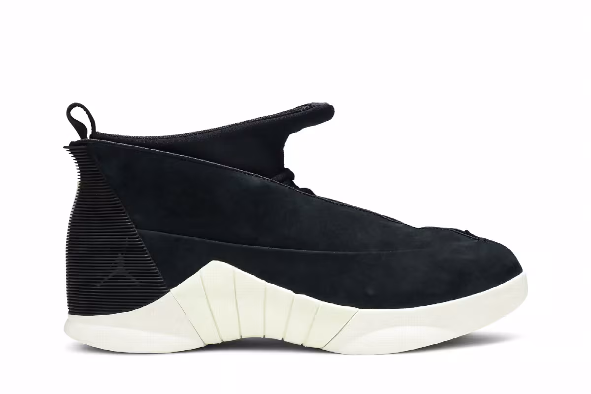 PSNY x Air Jordan 15 Black Suede, view 2