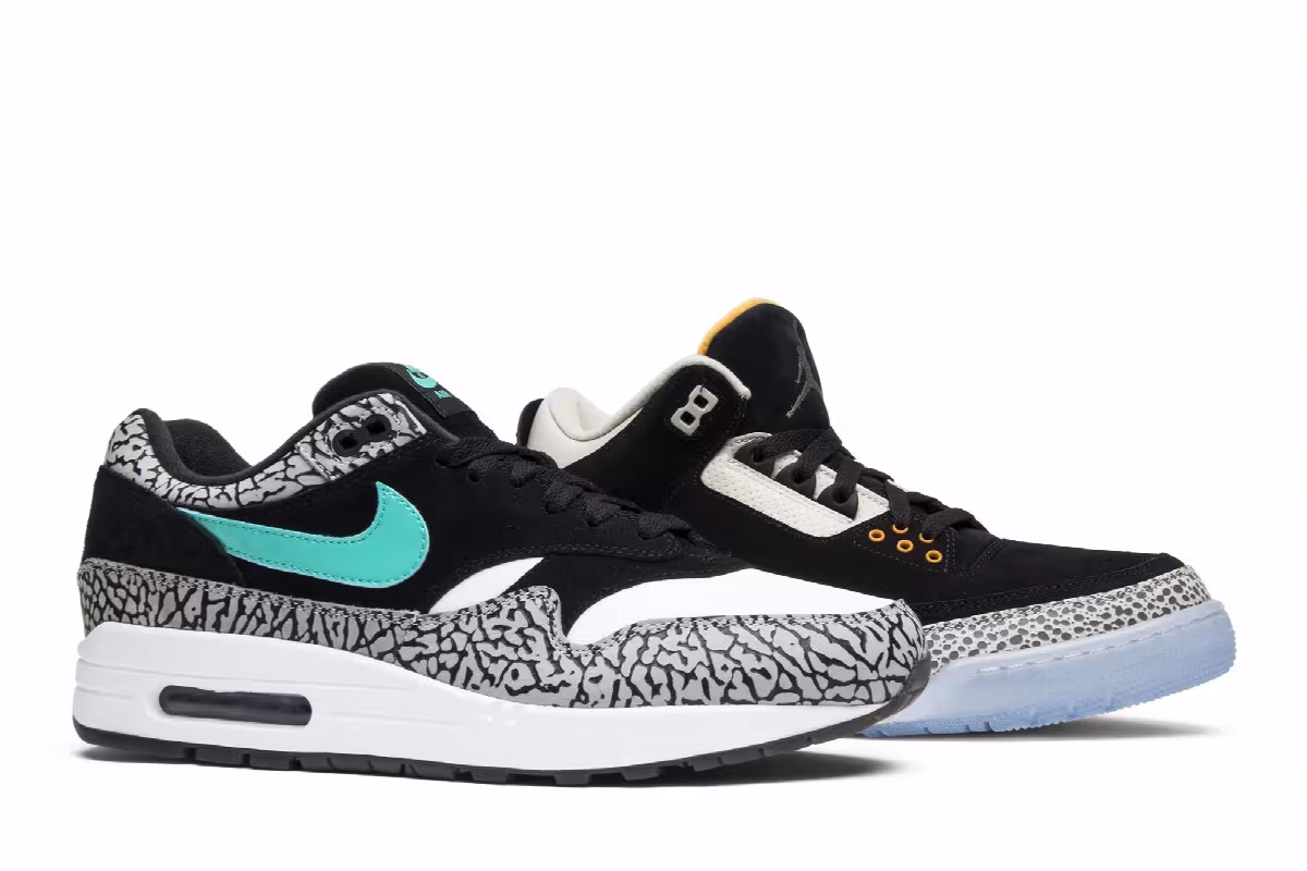Atmos x Air Jordan 3 & Air Max 1 Safari Pack, view 2