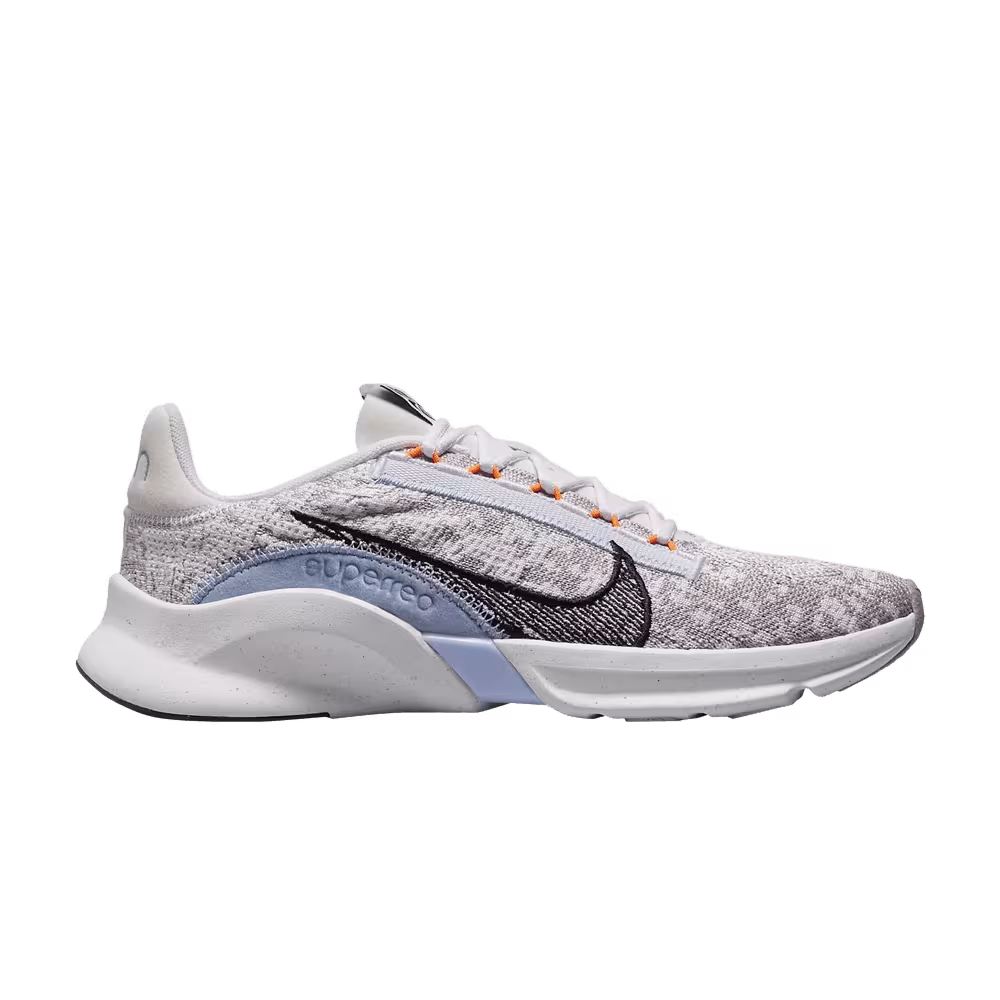 Nike Women's SuperRep Go 3 Flyknit Next Nature White Violet Ash