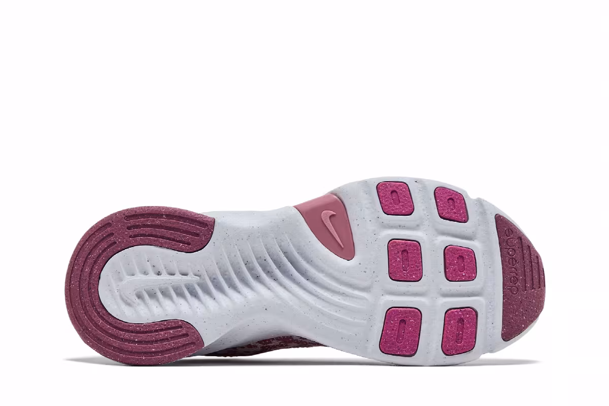 Nike Women's SuperRep Go 3 Flyknit Next Nature Desert Berry Sail, view 5