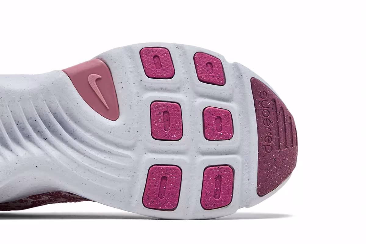 Nike Women's SuperRep Go 3 Flyknit Next Nature Desert Berry Sail, view 6