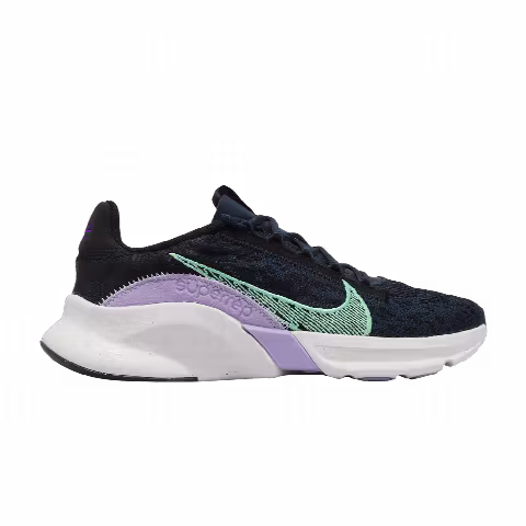 Nike Wmns SuperRep Go 3 Flyknit Next Nature 'Armoury Navy Green Glow'