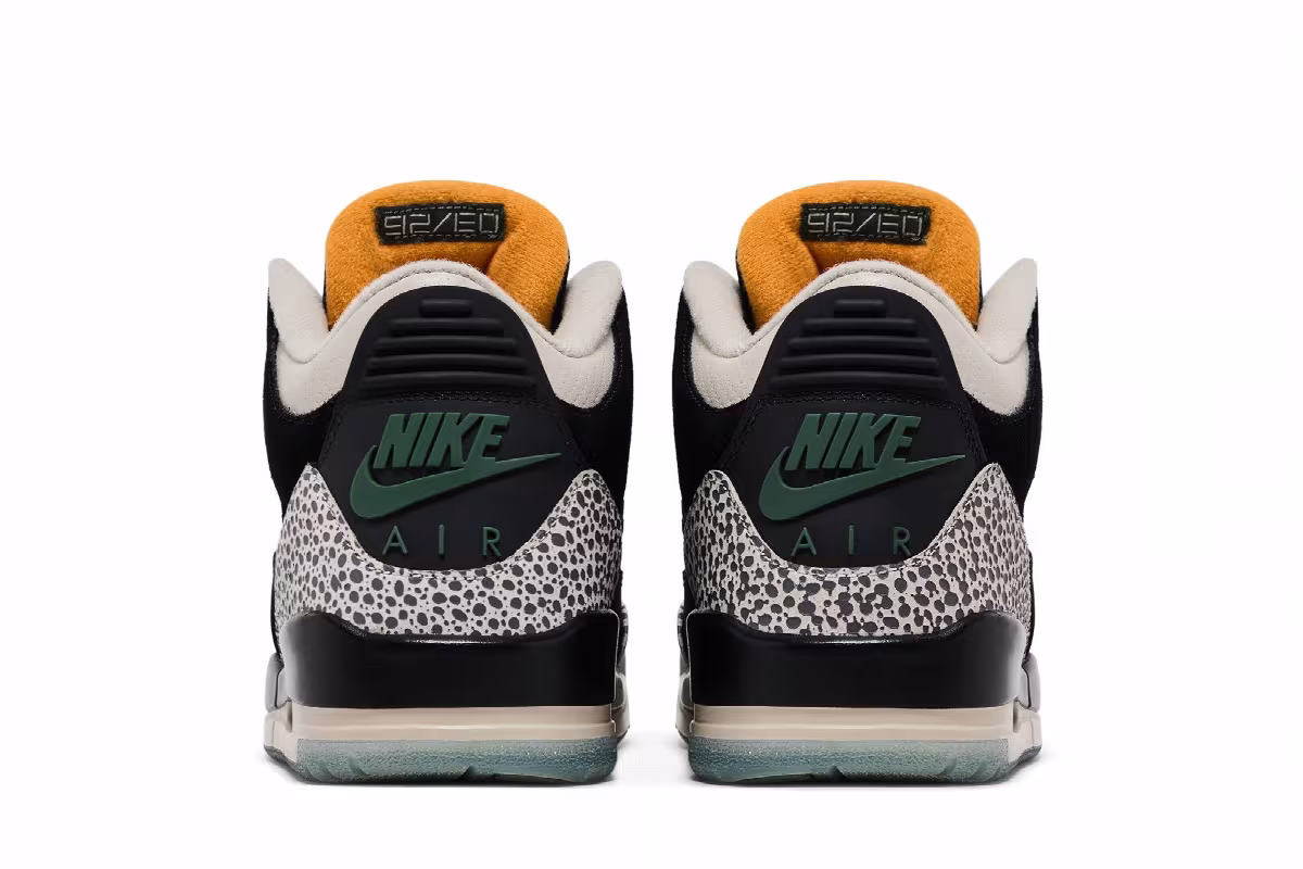 Atmos x Air Jordan 3 Safari, view 7