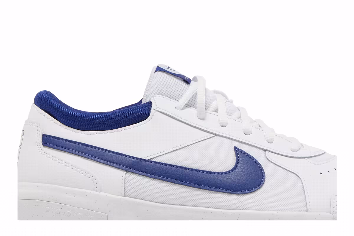 NikeCourt Zoom Lite 3 White Deep Royal Blue, view 3