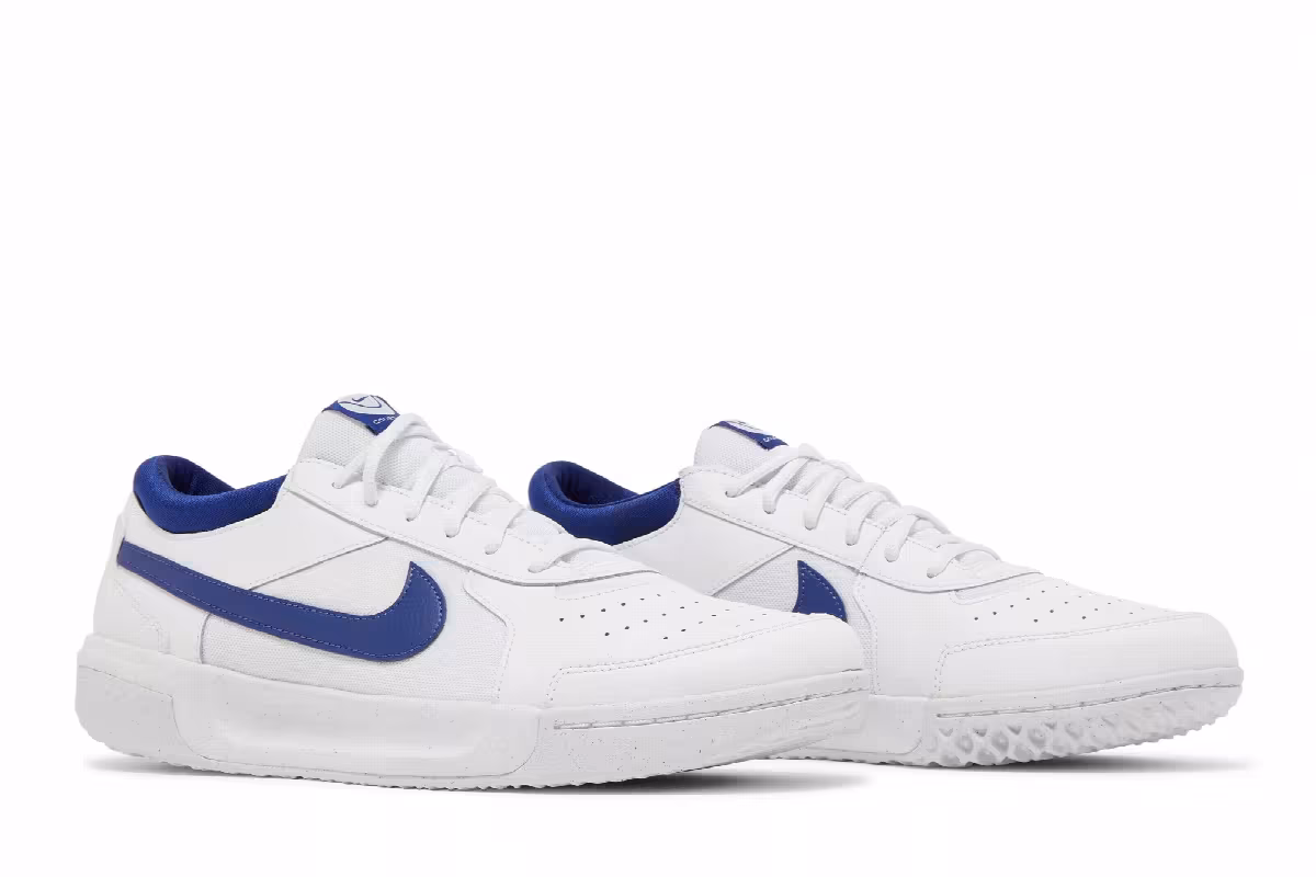 NikeCourt Zoom Lite 3 White Deep Royal Blue, view 9