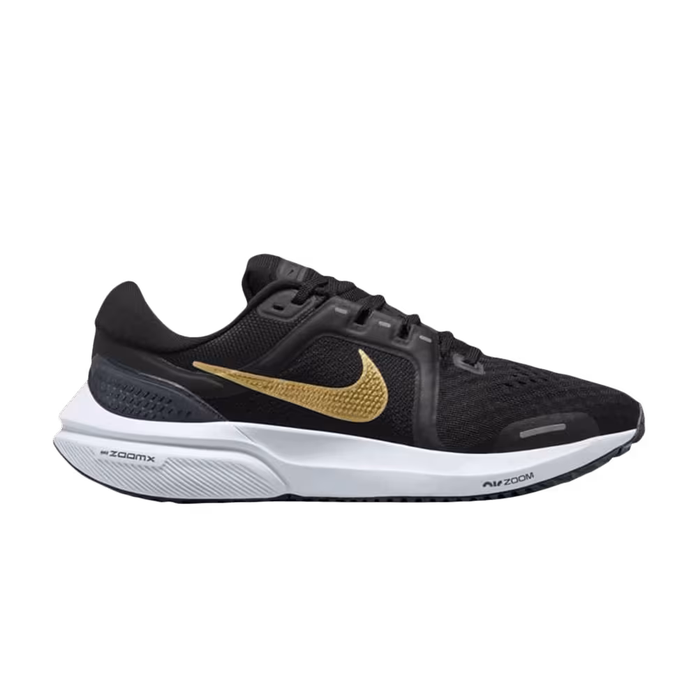 Nike Women's Air Zoom Vomero 16 Black Metallic Gold