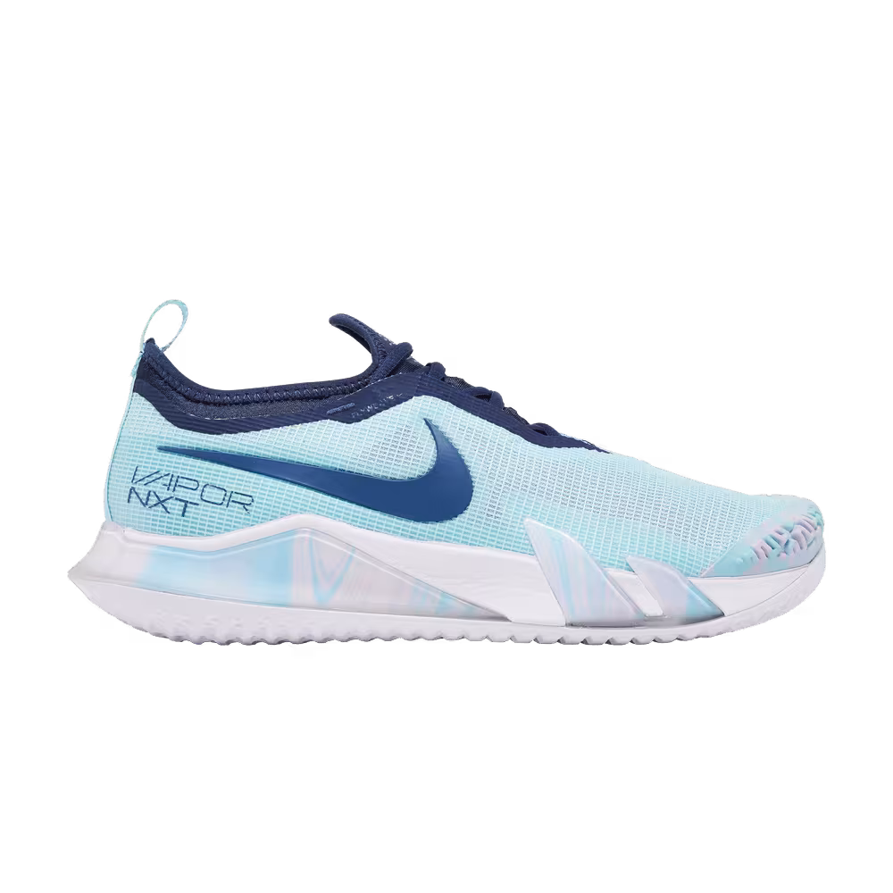 Women's NikeCourt React Vapor NXT Glacier Ice Midnight Navy