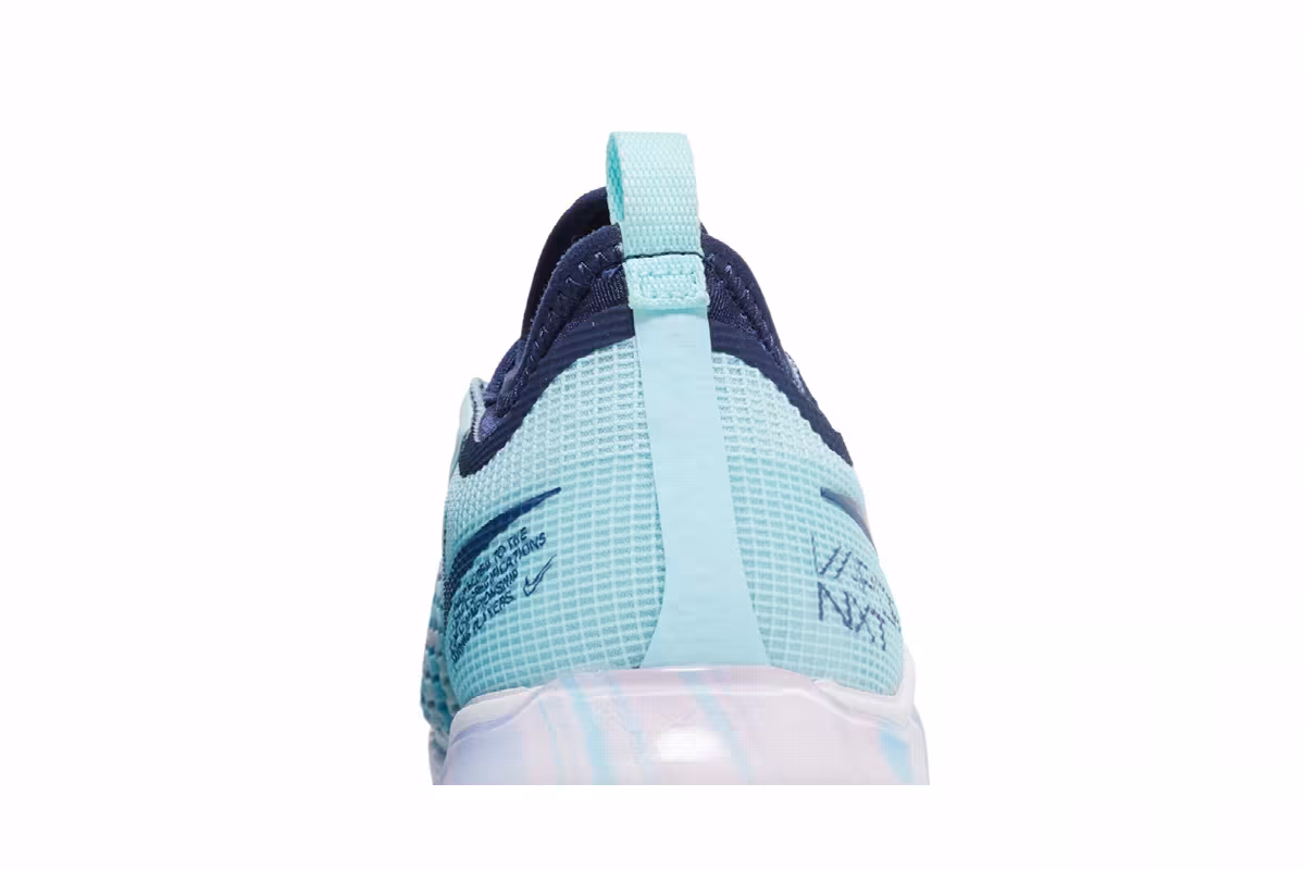 Women's NikeCourt React Vapor NXT Glacier Ice Midnight Navy, view 8