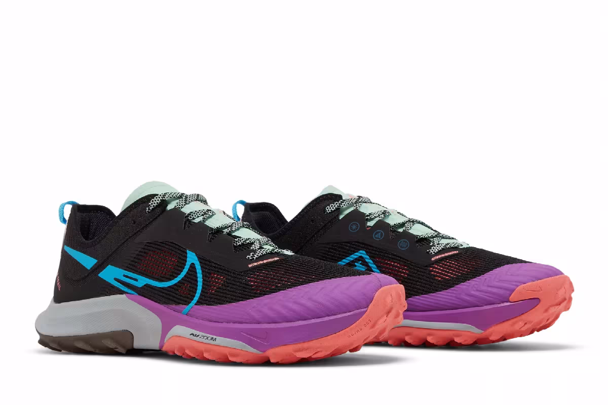 Nike Air Zoom Terra Kiger 8 Black Vivid Purple, view 9