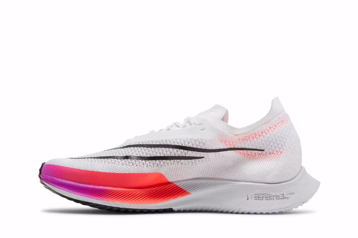 Nike ZoomX Streakfly White Flash Crimson, view 4
