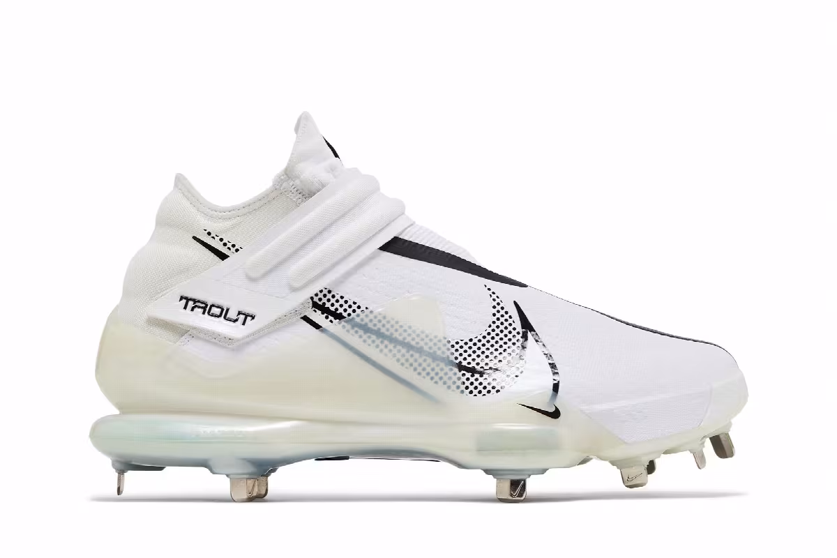 Nike Force Zoom Trout 7 White Dynamic Turquoise, view 2