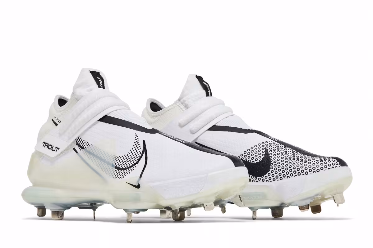 Nike Force Zoom Trout 7 White Dynamic Turquoise, view 9