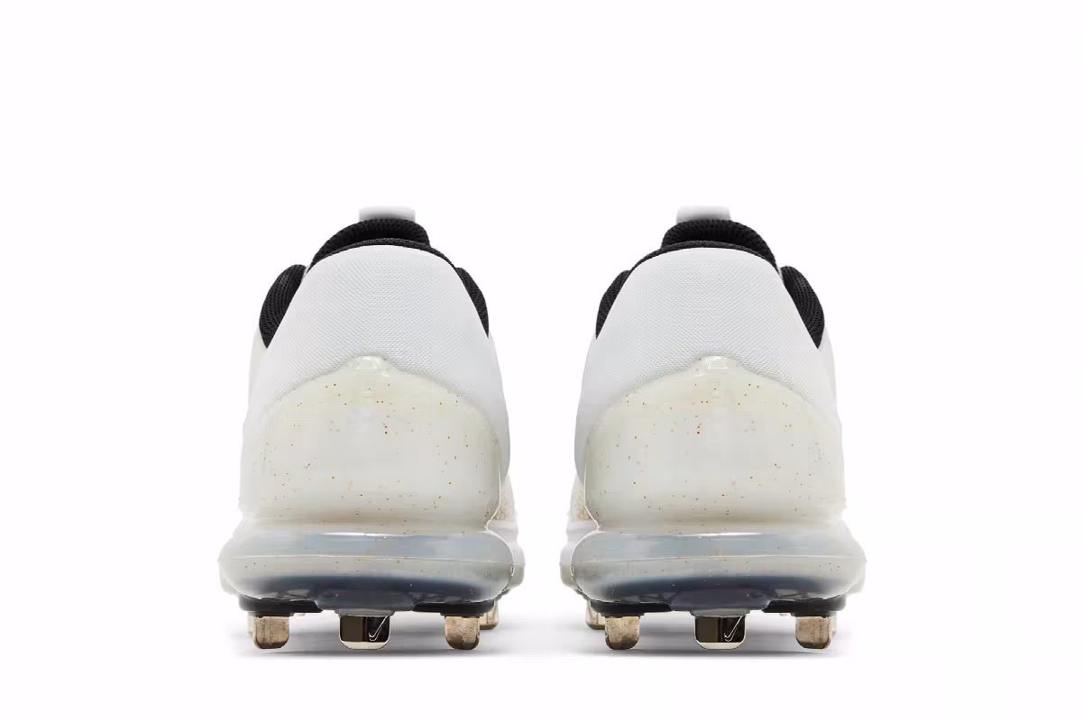 Nike Force Zoom Trout 7 Pro White Metallic Gold, view 7