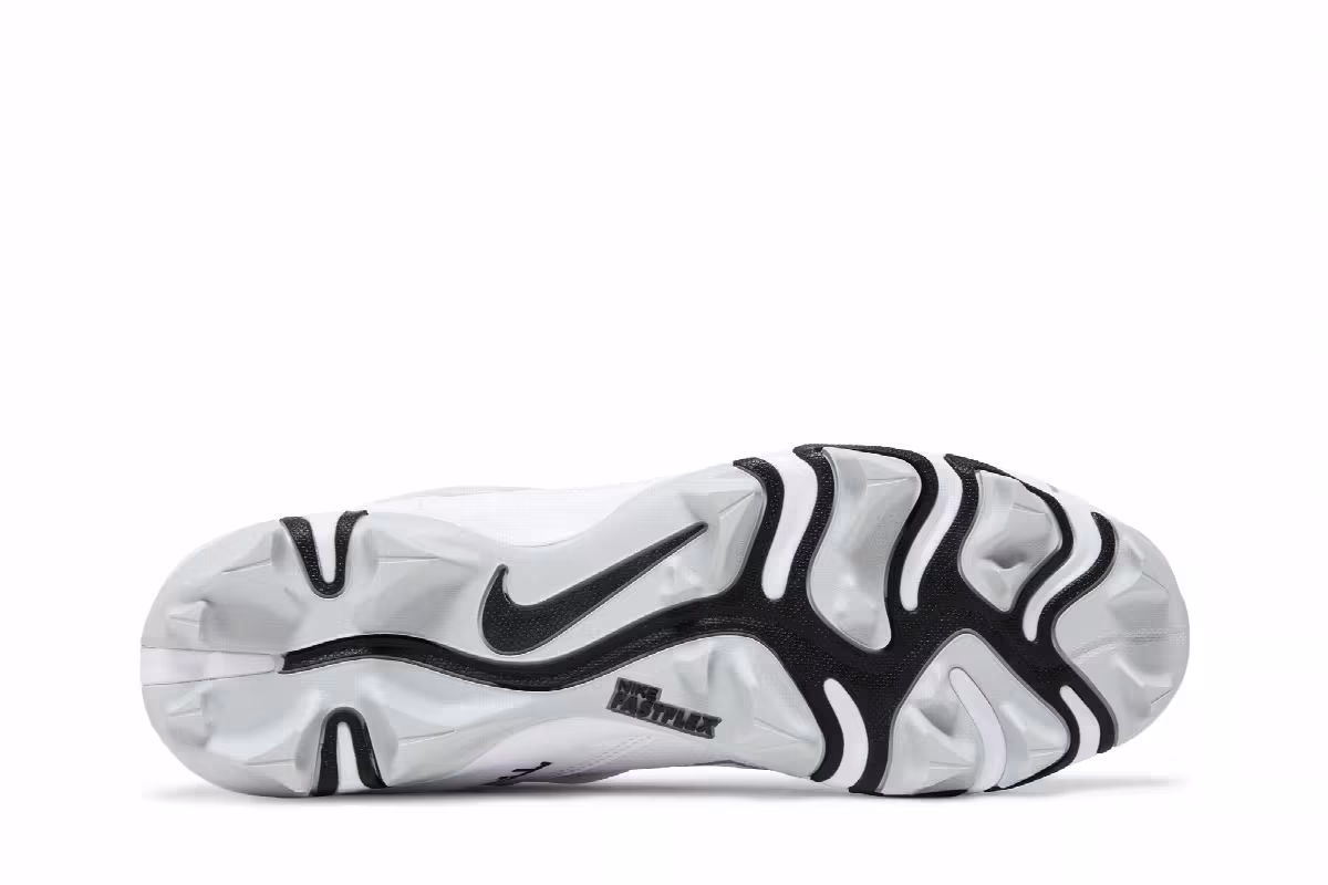 Nike Force Trout 8 Keystone White Black, view 5