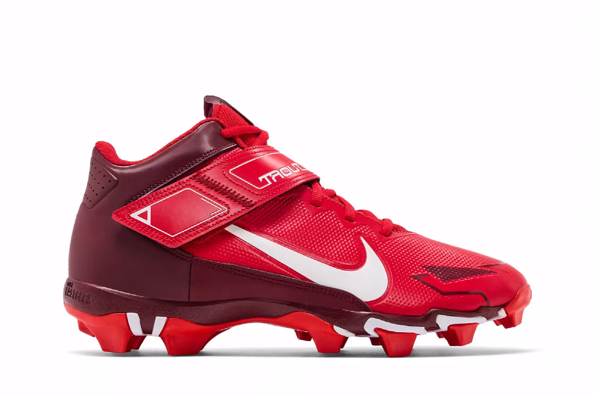 Nike Force Trout 8 Keystone University Red, view 2