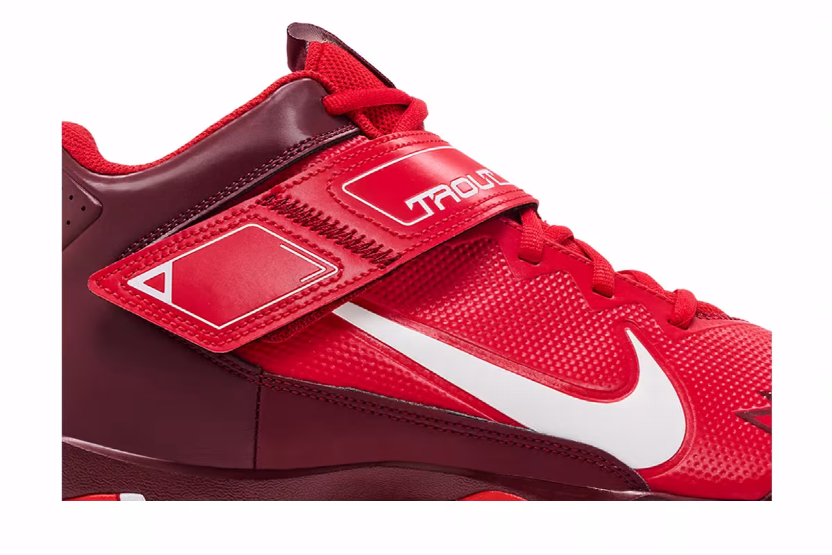 Nike Force Trout 8 Keystone University Red, view 3