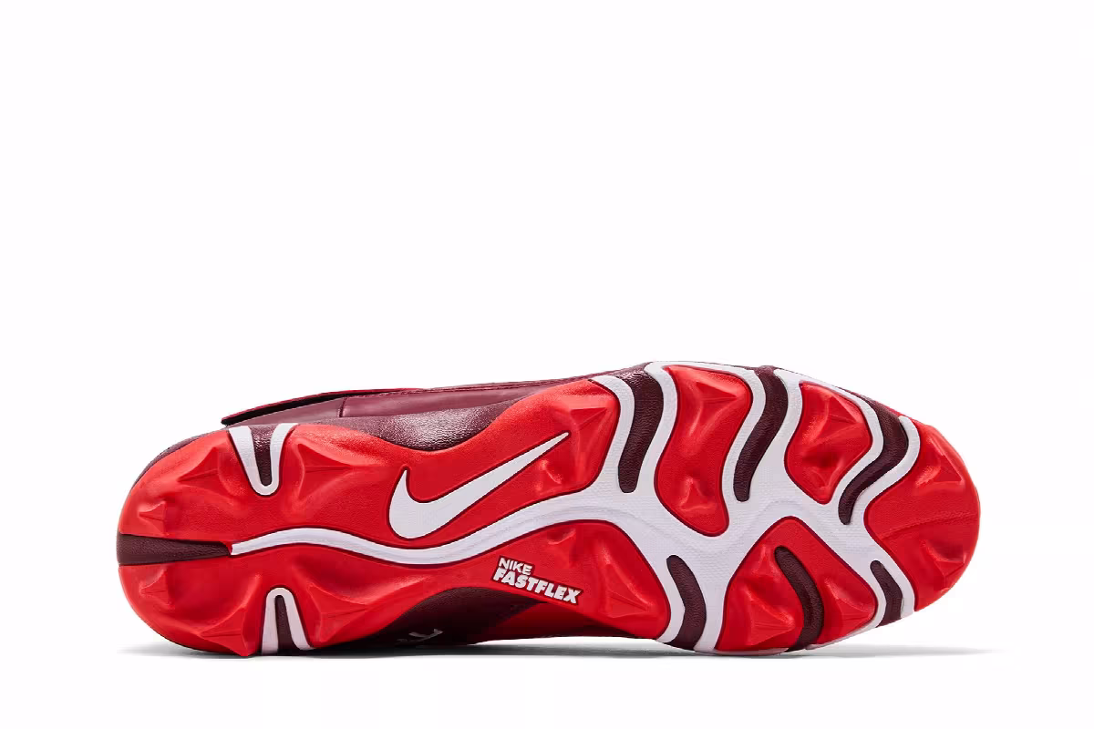 Nike Force Trout 8 Keystone University Red, view 5