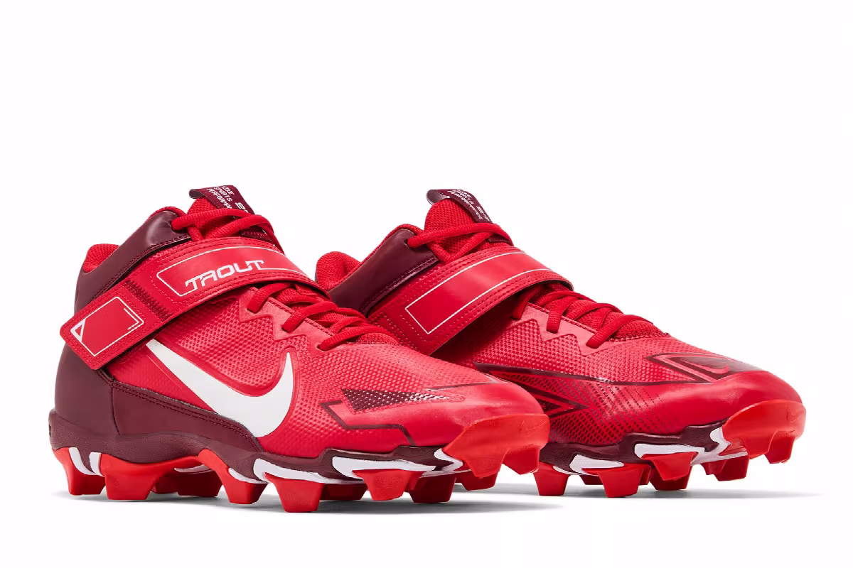Nike Force Trout 8 Keystone University Red, view 9