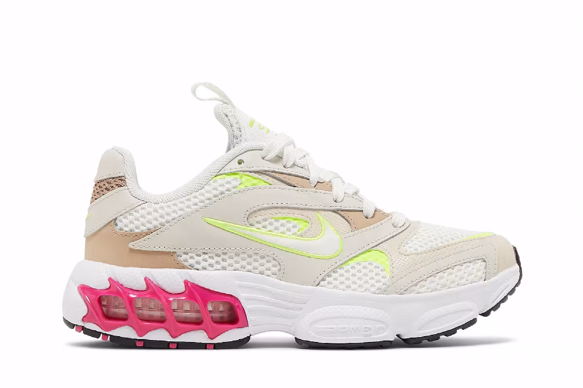 Nike Women's Zoom Air Fire White Light Orewood Brown, view 2
