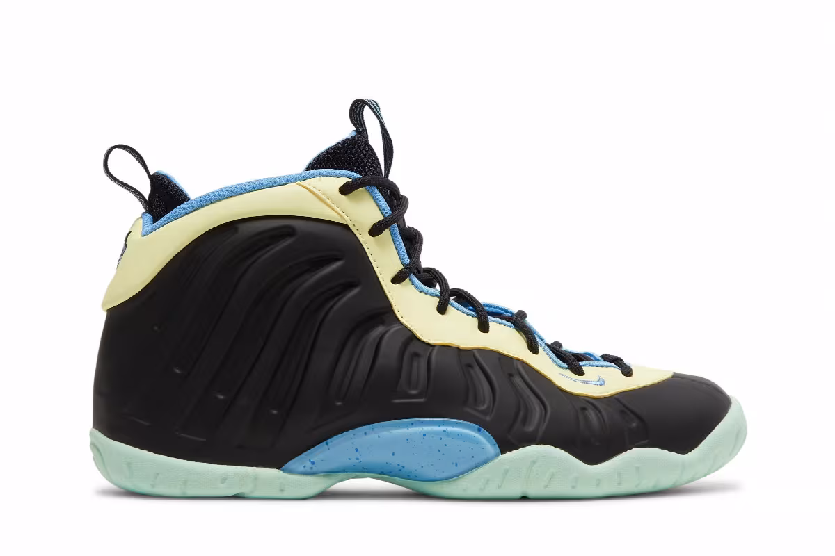Nike Little Posite One GS Black Multi Color, view 2