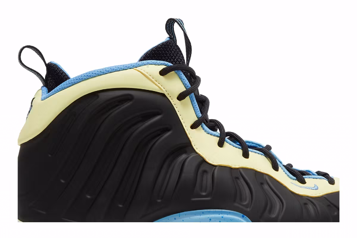 Nike Little Posite One GS Black Multi Color, view 3