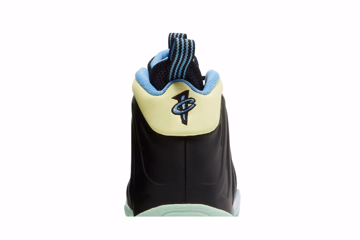 Nike Little Posite One GS Black Multi Color, view 8