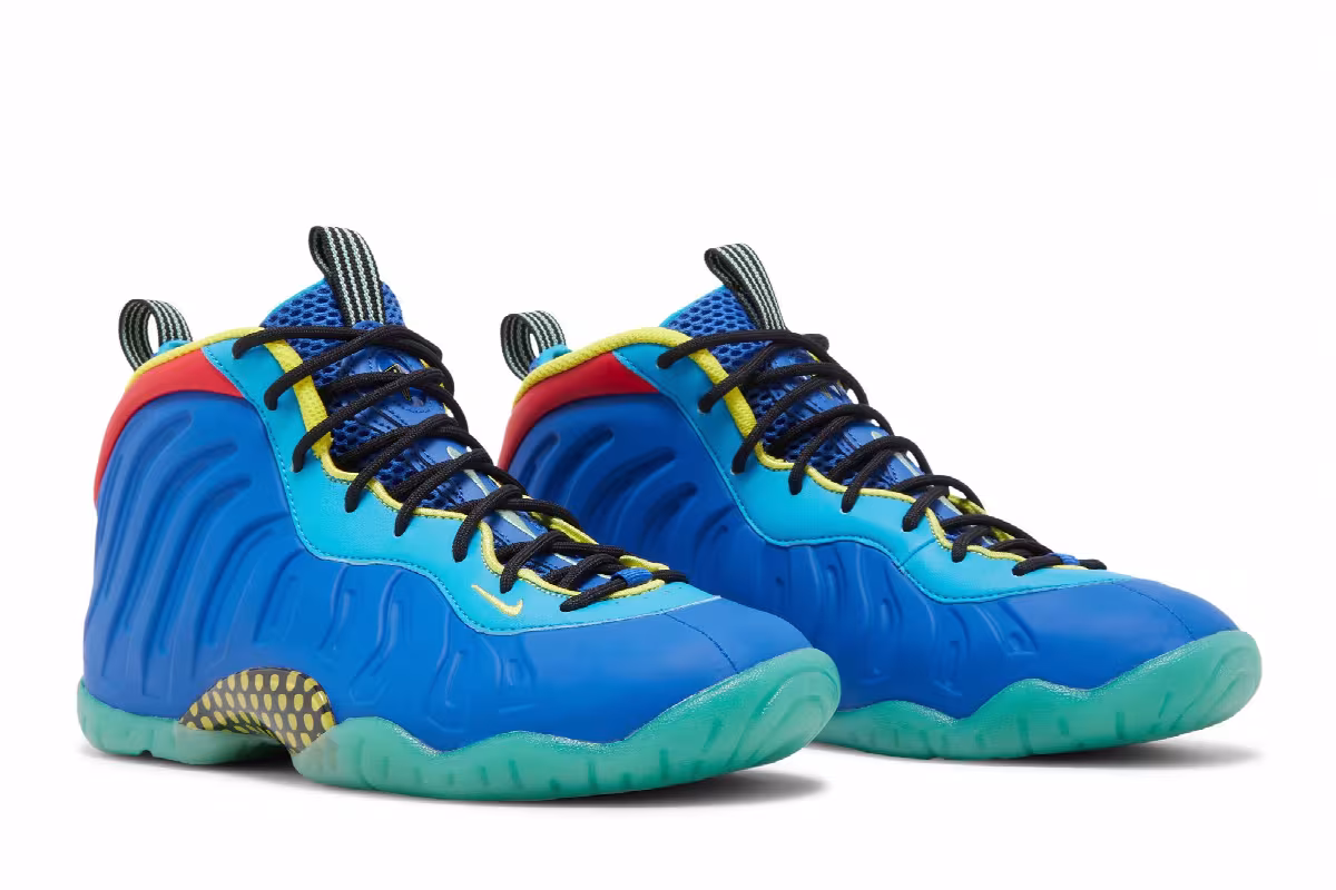 Nike Little Posite One GS Multi-Color, view 9