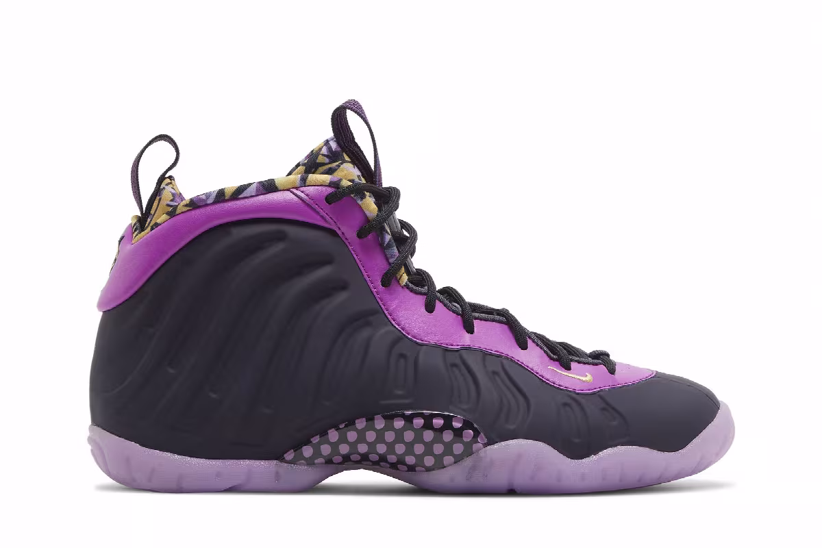 Nike Little Posite One GS Cave Purple, view 2