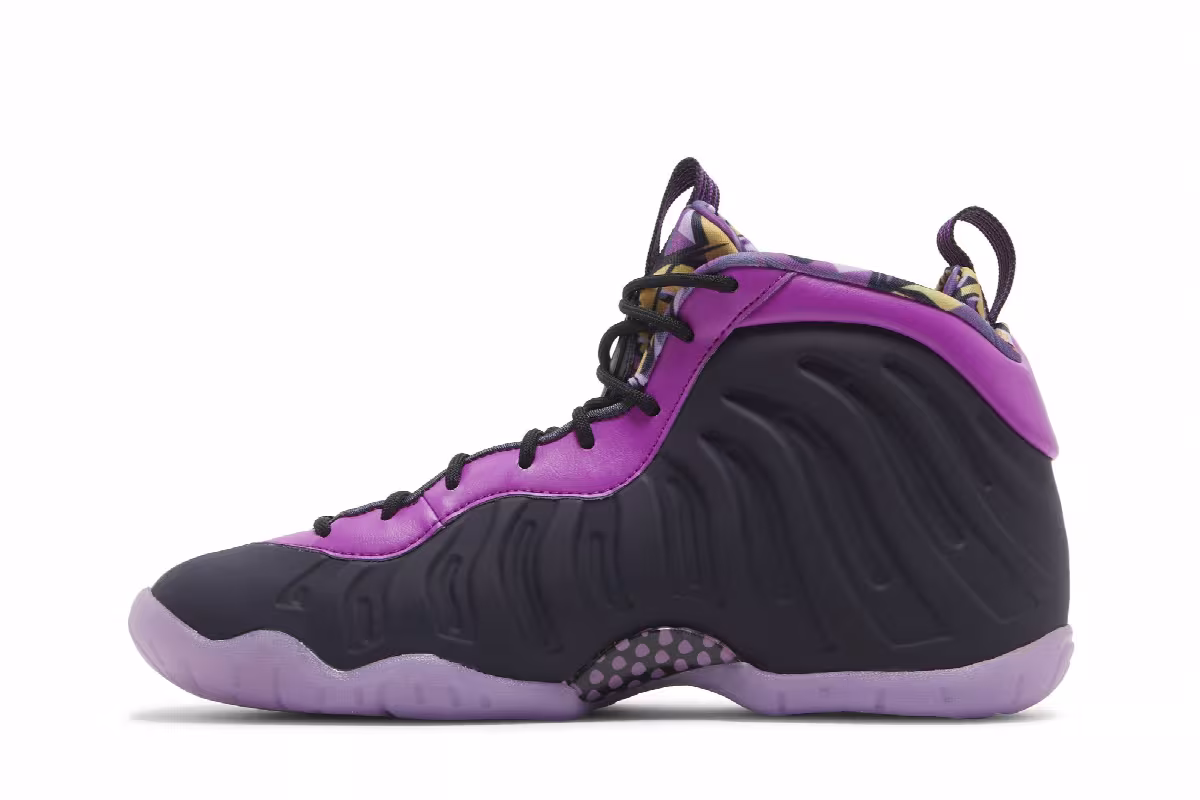 Nike Little Posite One GS Cave Purple, view 4