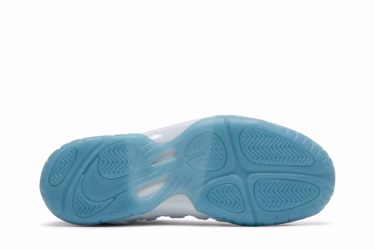 Nike Little Posite One GS Aura Worn Blue White, view 5
